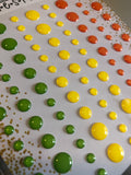 SUNFLOWER CLEAR WITH COLOR ENAMELS - Gina Marie Designs