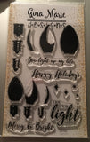 LIGHT BULB - GINA MARIE DESIGNS PHOTOPOLYMER CLEAR STAMPS