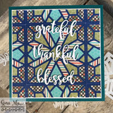 DIAMOND DROP 4x4 STITCHED QUILT DIE - Gina Marie Designs