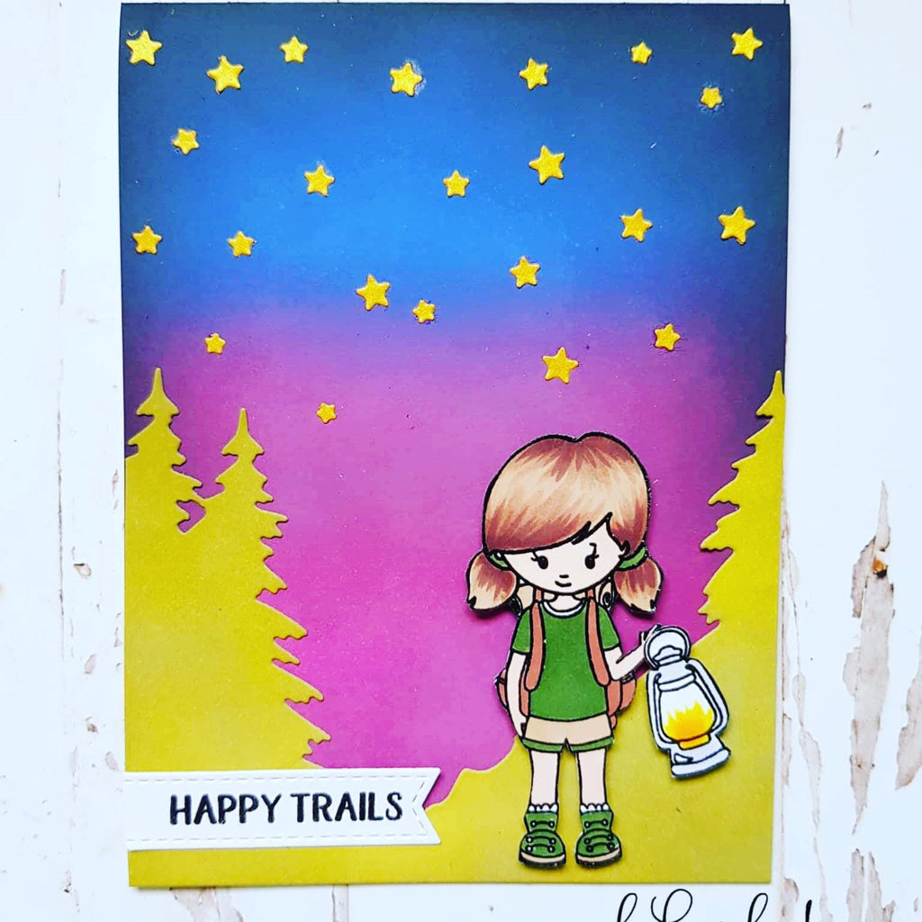 CAMPING KIDS STAMP SET - Gina Marie Designs – Scrapbook Outlet - Gina Marie  Designs