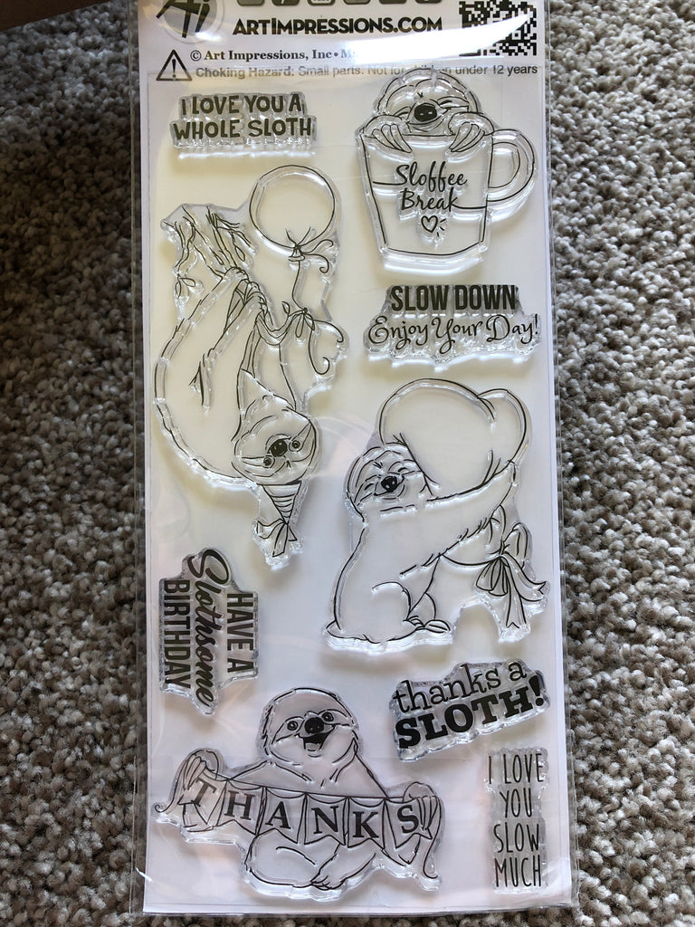 SLOTH BLING - THE PAPER STUDIO STICKERS – Scrapbook Outlet - Gina Marie  Designs