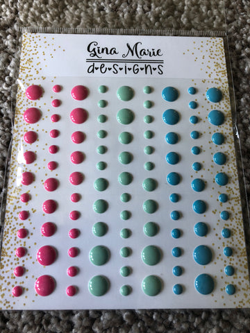 JOLLY HOLIDAY GLOSS STYLE Enamel Dot Embellishments