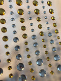 GOLD & SILVER FOIL MIRROR ENAMEL DOTS - Gina Marie Designs