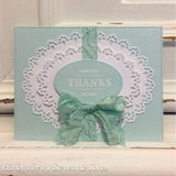 LACEY LATTICE OVAL DIE SET - Gina Marie Designs