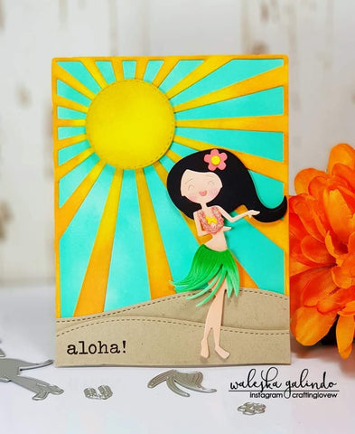 HULA GIRL DIE SET - Gina Marie Designs