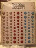 CRISP AUTUMN CLEAR WITH COLOR ENAMEL DOTS - Gina Marie Designs
