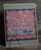 PETITE LOOPED LACE SQUARE DIE SET - Gina Marie Designs