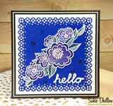 MINI HEART LACE SQUARE DIE SET - Gina Marie Designs