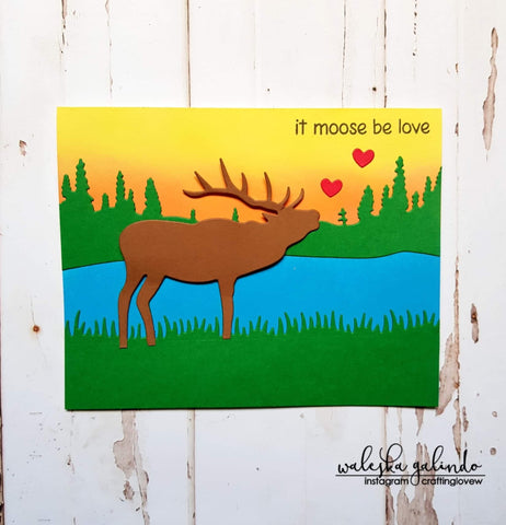 ELK CALL BORDER DIE - Gina Marie Designs