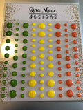 SUNFLOWER CLEAR WITH COLOR ENAMELS - Gina Marie Designs