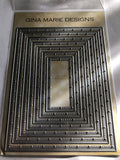BIG AND LITTLE CHAIN RECTANGLE DIE SET