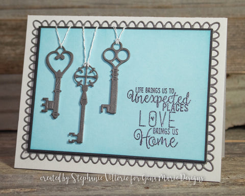 3 ANTIQUE KEY DIES - GINA MARIE DESIGNS