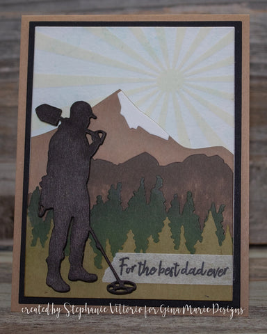 MOUNTAIN SCENE DIE SET - Gina Marie Designs