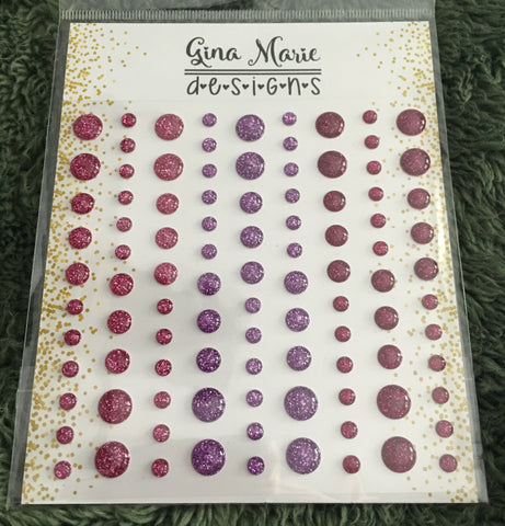 GIRLY GIRL SPARKLE ENAMEL DOTS - Gina Marie Designs