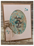 ‘ONLY’ PIERCE DOTS NESTED OVAL DIE SET - Gina Marie Designs
