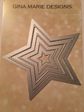 ‘ONLY’ PIERCE DOTS NESTED STAR DIE SET - Gina Marie Designs