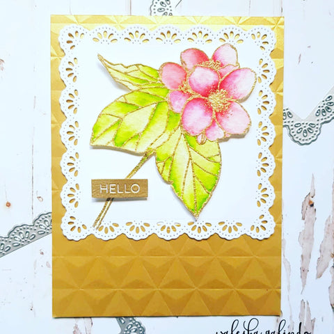 FRILLY LACE NESTED SQUARE DIE SET - Gina Marie Designs