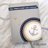 MOSAIC TRIANGLE EDGE CIRCLE DIE SET - Gina Marie Designs