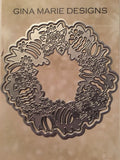 TULIP AND EGG EASTER WREATH IN / OUT STYLE CUT DIE - Gina Marie Designs