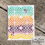 FLOWER TILES BKGD DIE - Gina Marie Designs