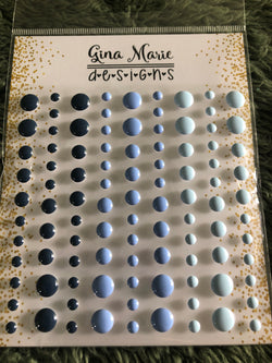 BLUEBERRIES GLOSS STYLE ENAMEL DOTS - Gina Marie Designs
