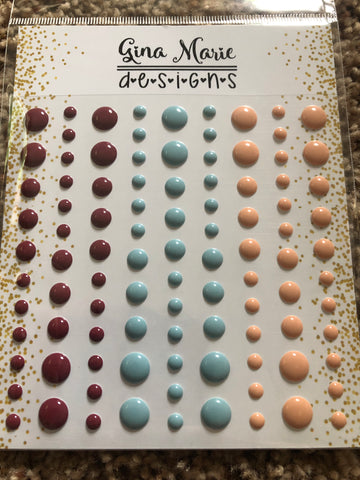 ELEGANT AUTUMN GLOSS STYLE ENAMEL DOTS - Gina Marie Designs