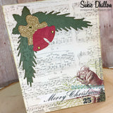 CORNER PINE SWAG AND BELLS DIES - GINA MARIE DESIGNS