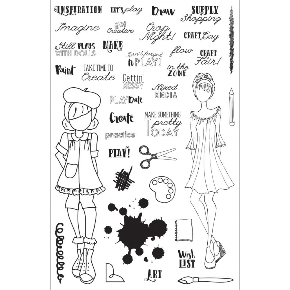  Clear Stamps for Crafts,Mini Diary Stamps Clear Weather Planner  Stamps Planner Journal Stamps : Arts, Crafts & Sewing