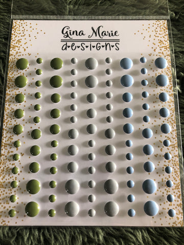 MOUNTAIN RANGE GLOSS STYLE ENAMEL DOTS - Gina Marie Designs