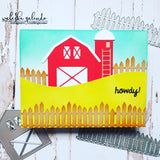 PICKET FENCES WITH WOOD GRAIN FINSH DIE SET - Gina Marie Designs
