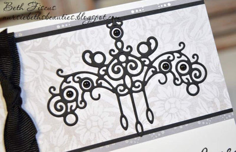 CHANDELIER FLOURISH DIE - GINA MARIE DESIGNS