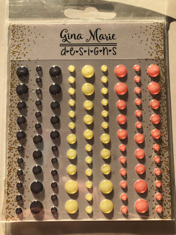 FRENCH CHATEAU CLEAR WITH COLOR ENAMEL DOTS - Gina Marie Designs