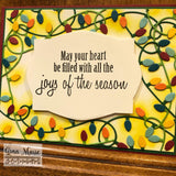 CHRISTMAS STRAND OF LIGHTS DIE SET - GINA MARIE DESIGNS