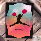 CHEERLEADERS DIE SET - Gina Marie Designs