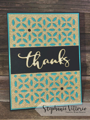 THANKS WORD DIE - GINA MARIE DESIGNS