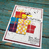 PRESENTS WITH BOWS DIE SET - GINA MARIE DESIGNS