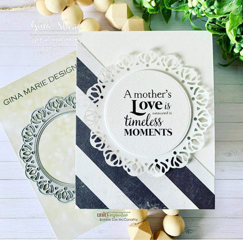 LOTUS BLOSSOM LACE CIRCLE DIE SET - Gina Marie Designs