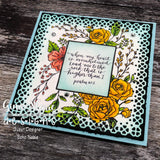 MINI HEART LACE SQUARE DIE SET - Gina Marie Designs