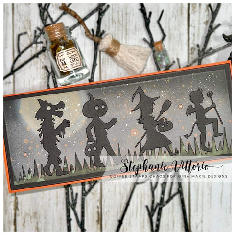 HALLOWEEN COSTUMES DIE SET - Gina Marie Designs