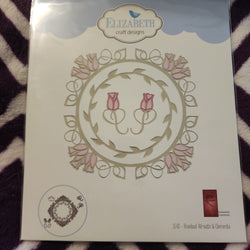 ROSEBUD WREATH & ELEMENTS DIE SET ELIZABETH CRAFT DESIGNS