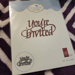 YOURE INVITED DIE SET ELIZABETH CRAFT DESIGNS