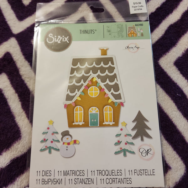 SIZZIX THINLITS DIES HOUSE