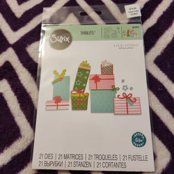 SIZZIX THINLITS DIES FESTIVE GIFTS