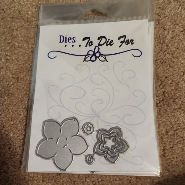 FORGET ME NOT FLOWER DIES - DIES TO DIE FOR