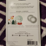 SNOW GLOBE SHAKER KIT HAPPY HOLIDAYS MOMENTA DIES