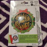 ORNAMENT GLOBE SHAKER KIT MERRY AND BRIGHT MOMENTA DIES