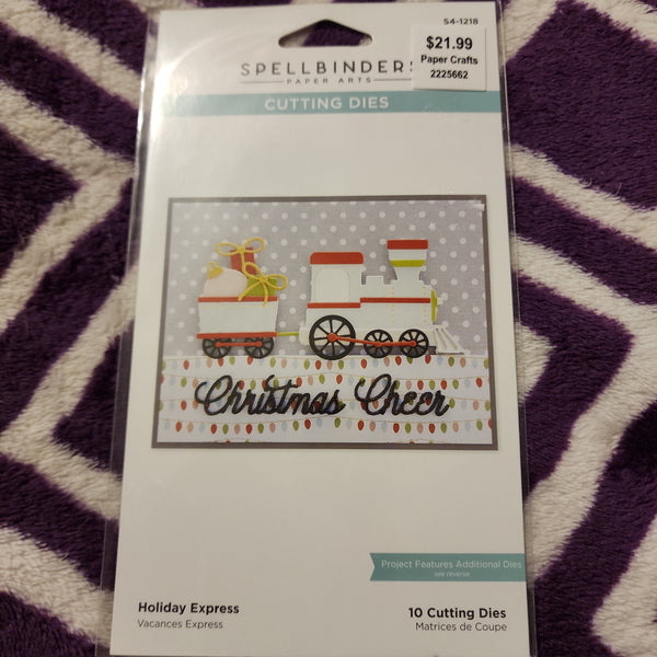 SPELLBINDERS CUTTING DIES HOLIDAY EXPRESS