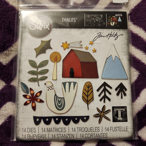 Sizzix Thinlits Die Set 14PK - FUNKY NORDIC