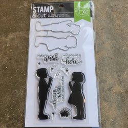 WISH I MAY - Hero Arts Stamp and Cut Die set