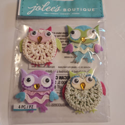 CUTESY OWLS - JOLEES BOUTIQUE STICKERS